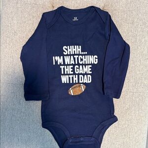 NWOT Unisex 12 month long sleeve onesie